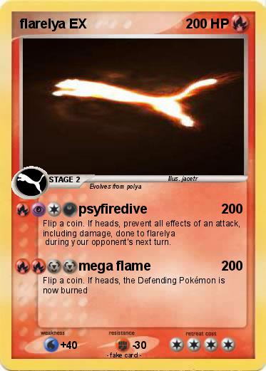 Pokemon flarelya EX