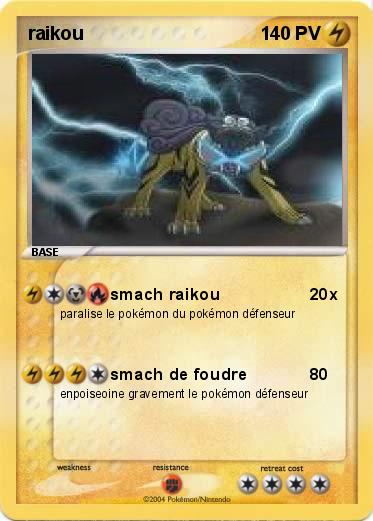 Pokemon raikou 