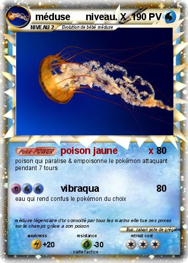 Pokemon méduse      niveau. X