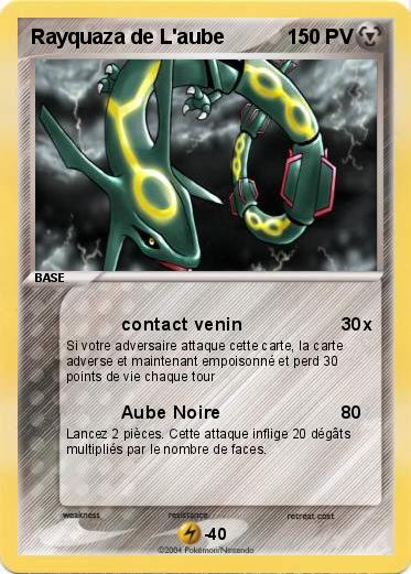 Pokemon Rayquaza de L'aube