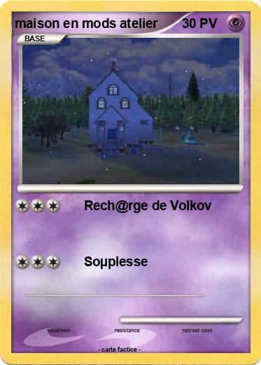 Pokemon maison en mods atelier