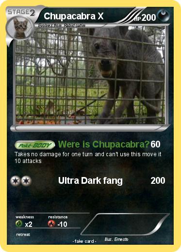 Pokemon Chupacabra X