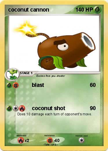 Pokemon coconut cannon
