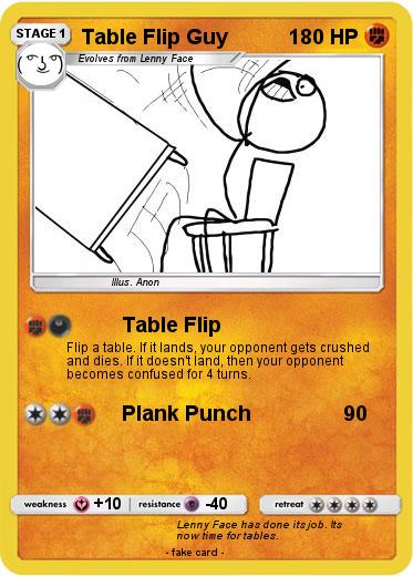 Pokemon Table Flip Guy