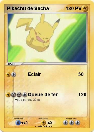 Pokemon Pikachu de Sacha