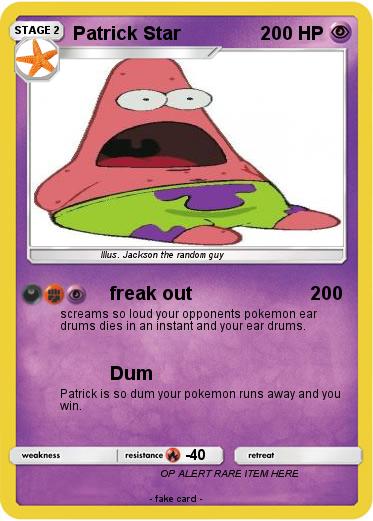 Pokemon Patrick Star