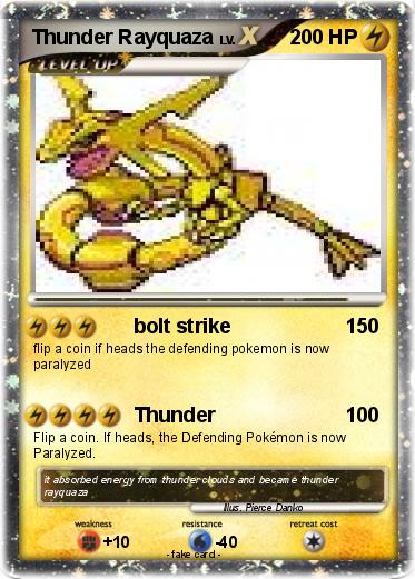 Pokemon Thunder Rayquaza