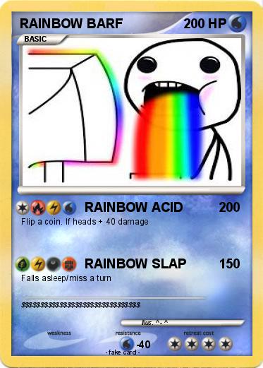 Pokemon RAINBOW BARF