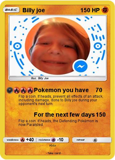 Pokemon Billy joe