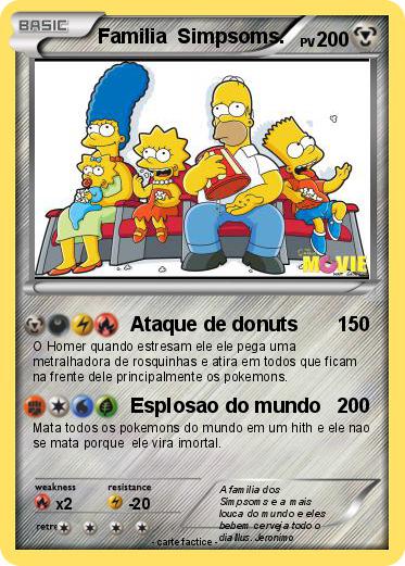 Pokemon Familia  Simpsoms.