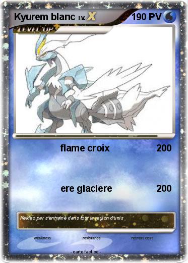 Pokemon Kyurem blanc