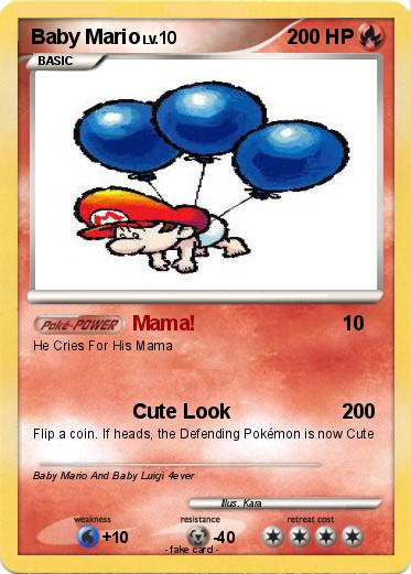 Pokemon Baby Mario