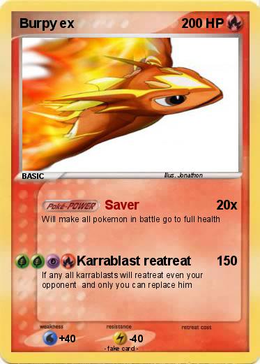 Pokemon Burpy ex