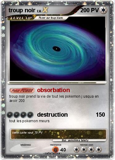 Pokemon troup noir