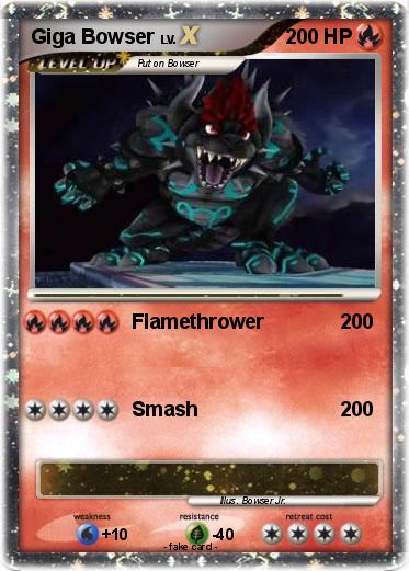 Pokemon Giga Bowser