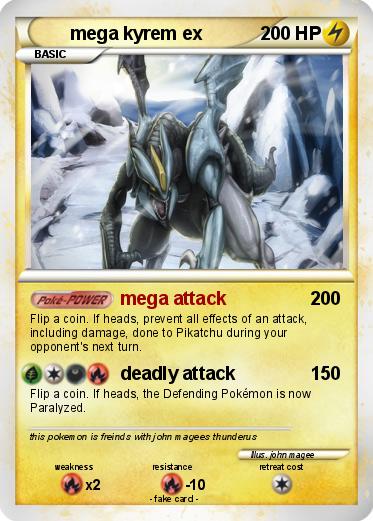 Pokemon mega kyrem ex