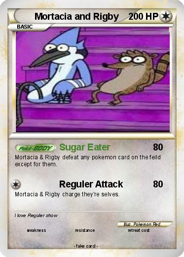 Pokemon Mortacia and Rigby