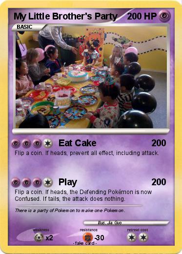 Pokemon My Little Brother's Party