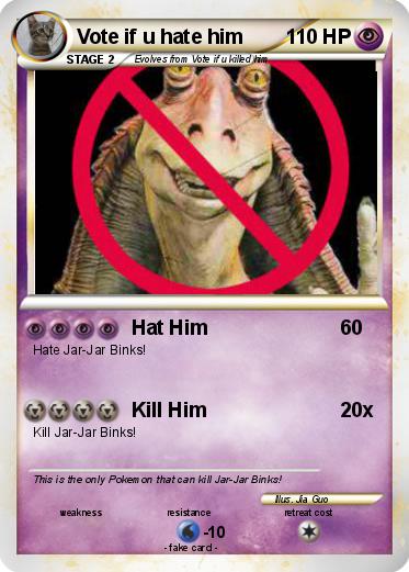 Pokemon Vote if u hate him