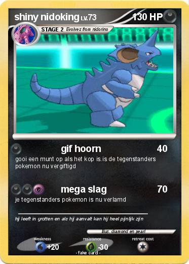 Pokemon shiny nidoking
