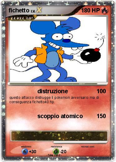 Pokemon fichetto