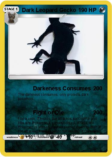 Pokemon Dark Leopard Gecko