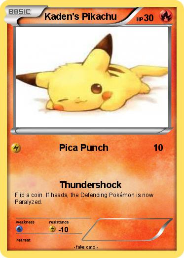 Pokemon Kaden's Pikachu