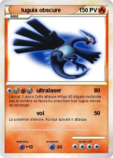 Pokemon luguia obscure
