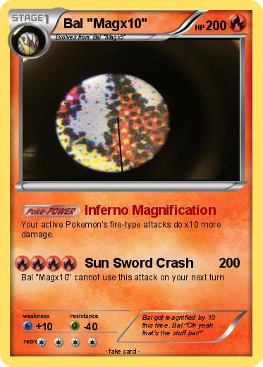 Pokemon Bal "Magx10"