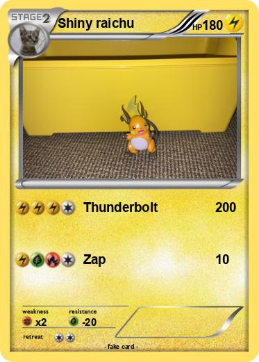 Pokemon Shiny raichu