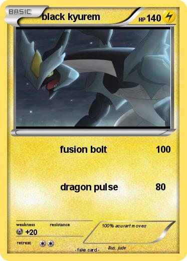 Pokemon black kyurem