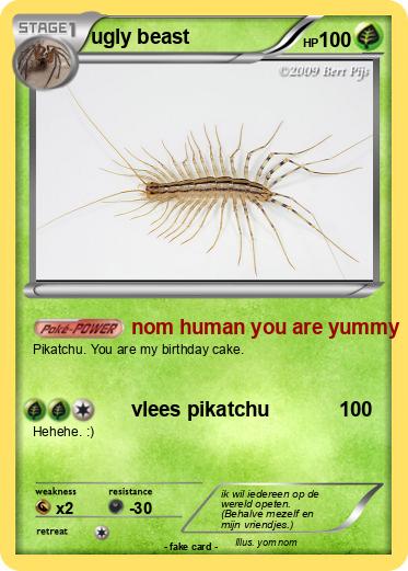 Pokemon ugly beast