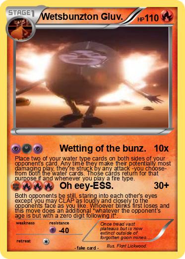 Pokemon Wetsbunzton Gluv.