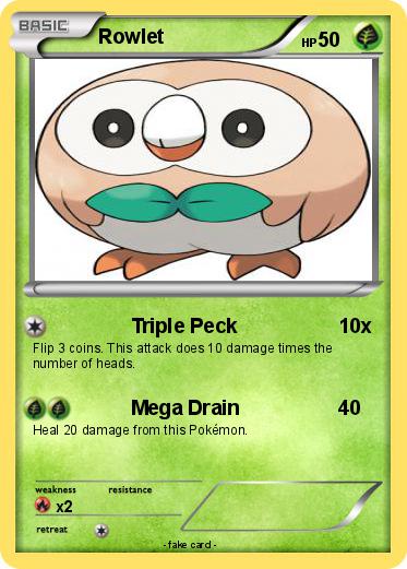 Pokemon Rowlet