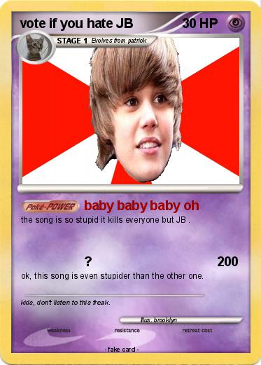 Pokemon vote if you hate JB