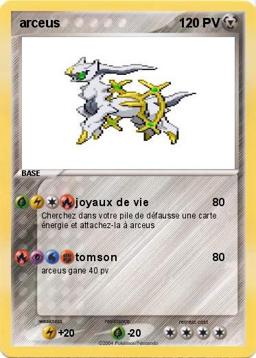 Pokemon arceus