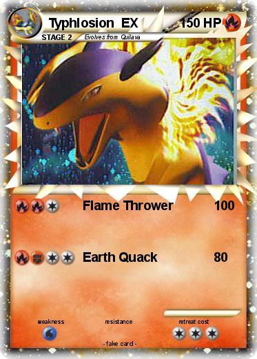 Pokemon Typhlosion  EX