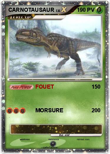 Pokemon CARNOTAUSAUR