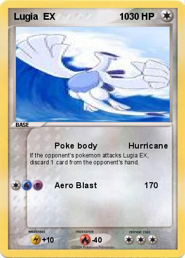 Pokemon Lugia  EX                         10