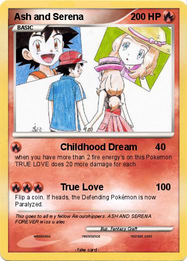 Pokemon Ash and Serena