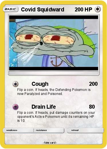 Pokemon Covid Squidward