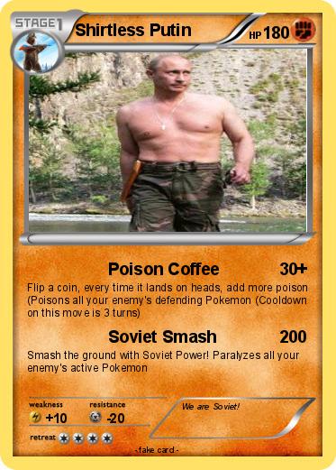 Pokemon Shirtless Putin