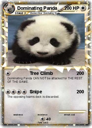 Pokemon Dominating Panda