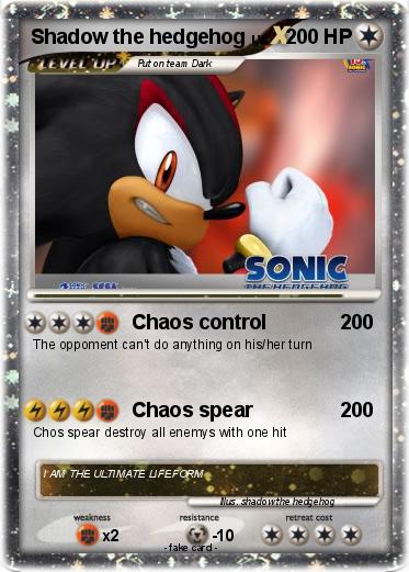 Pokemon Shadow the hedgehog