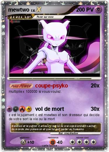 Pokemon mewtwo