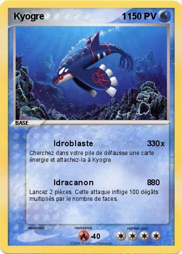 Pokemon Kyogre                               1 