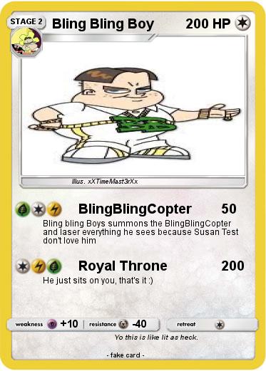Pokemon Bling Bling Boy