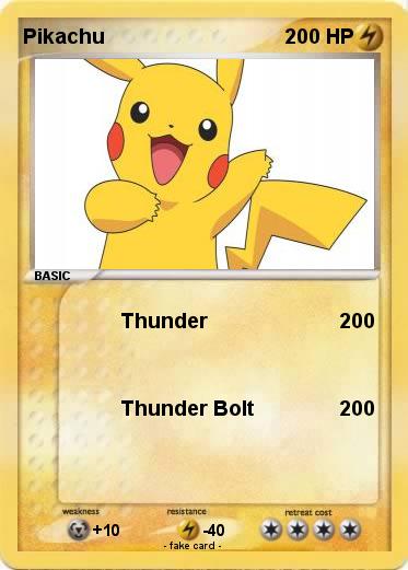 Pokemon Pikachu
