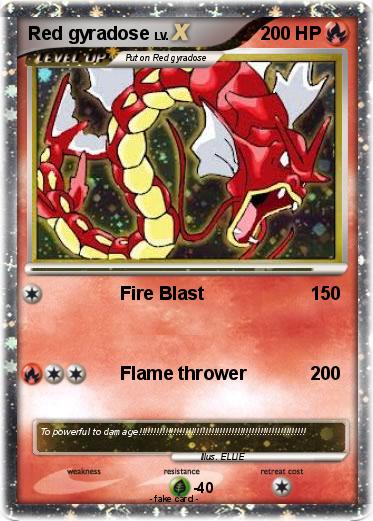 Pokemon Red gyradose