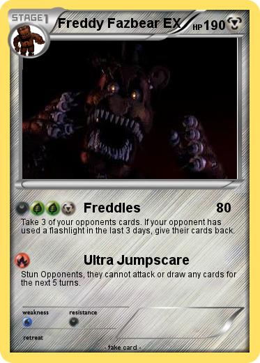 Pokemon Freddy Fazbear EX